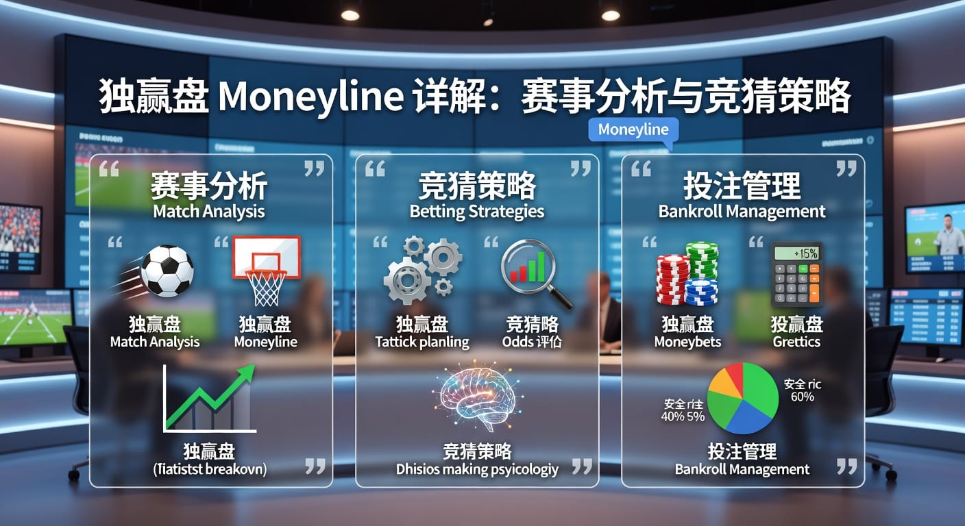 独赢盘 Moneyline 怎么分析？最新赛事竞猜指南