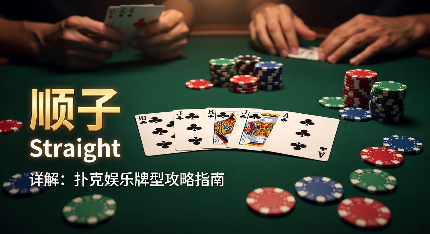 顺子 Straight 详解：扑克牌型规则实战攻略