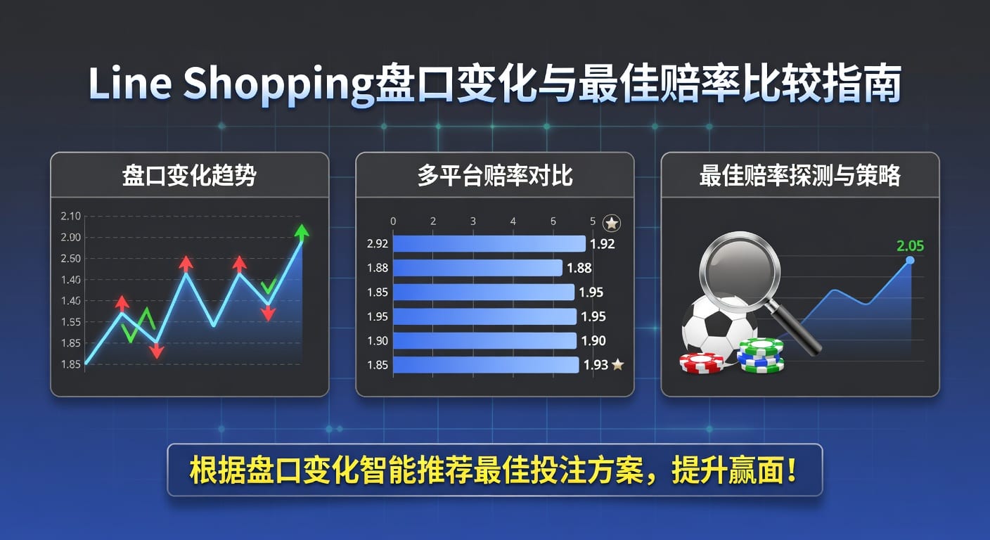line shopping 盘口变化 | 最佳赔率比较技巧2024