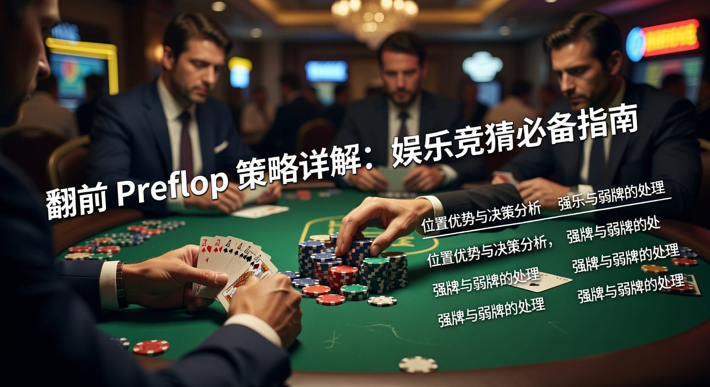 翻前 Preflop 策略：赛事竞猜必备指南