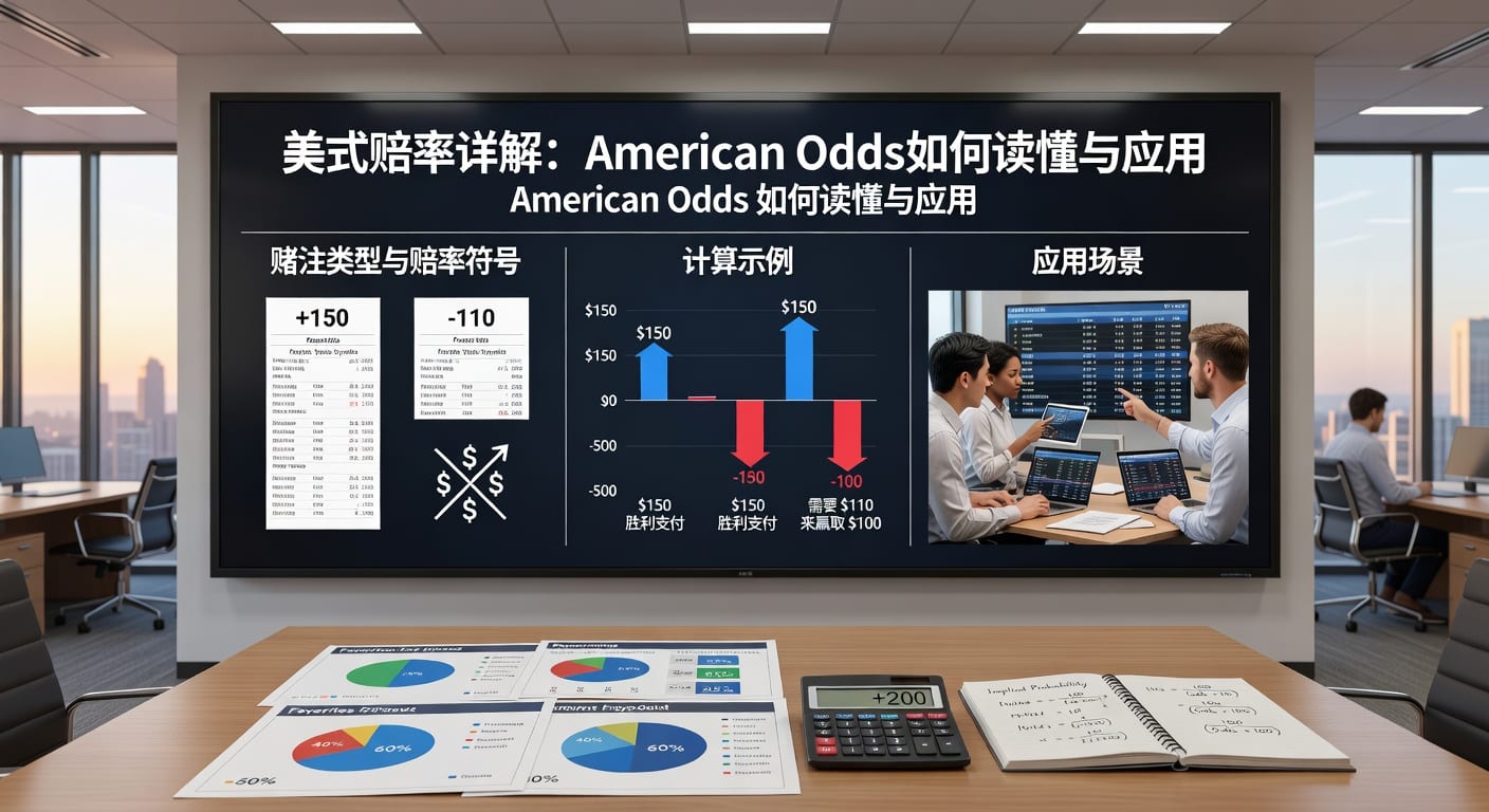 美式赔率详解：American Odds 如何阅读与计算