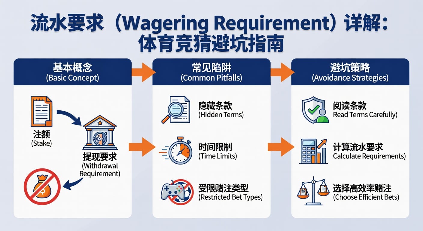 流水要求详解 Sports Wagering Requirement体育竞猜指南