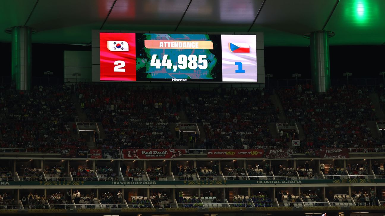 FIFA为南韩捷克比赛4.5万人上座数据辩护，解释票证统计逻辑